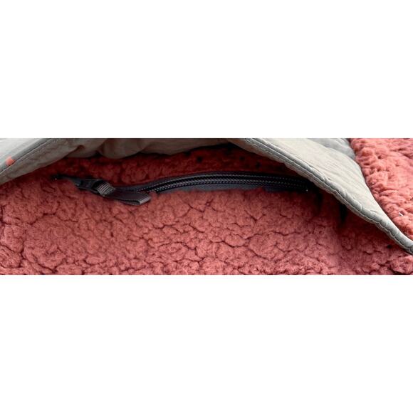 MANRESA Fleece Jacket Zip up Pockets Wool Collar Polyester Men's Rust Size XXL - Picture 3 of 8